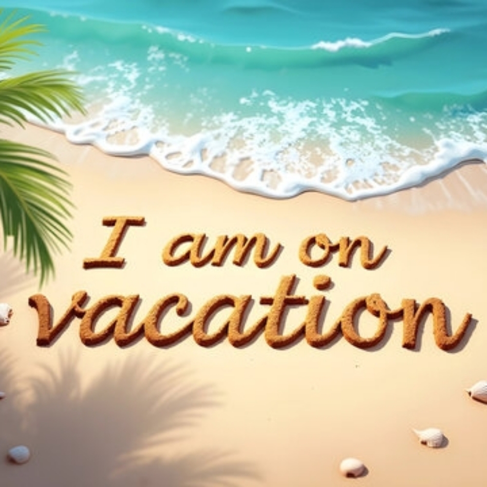 On Vacation Will Be Back Next Month